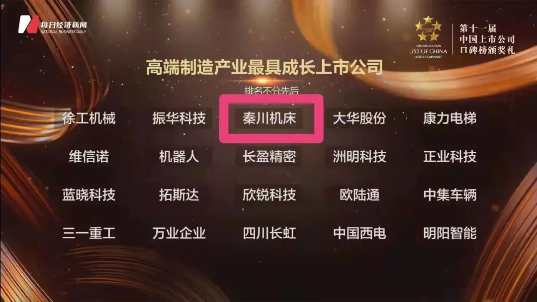 秦川集團(tuán)——高端制造產(chǎn)業(yè)最具成長上市公司