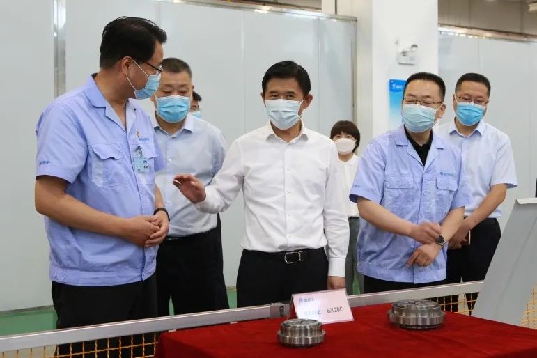 寶雞市市長王勇調研秦川集團